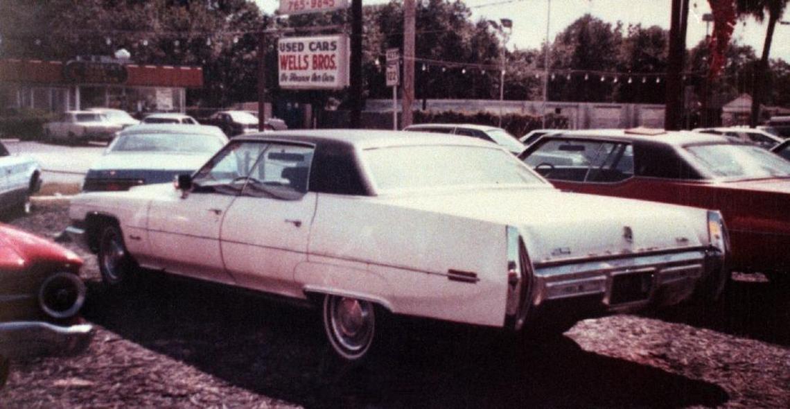 The 1971 white Cadillac driven by Ottis Elwood Toole, the possible killer of Adam Walsh.