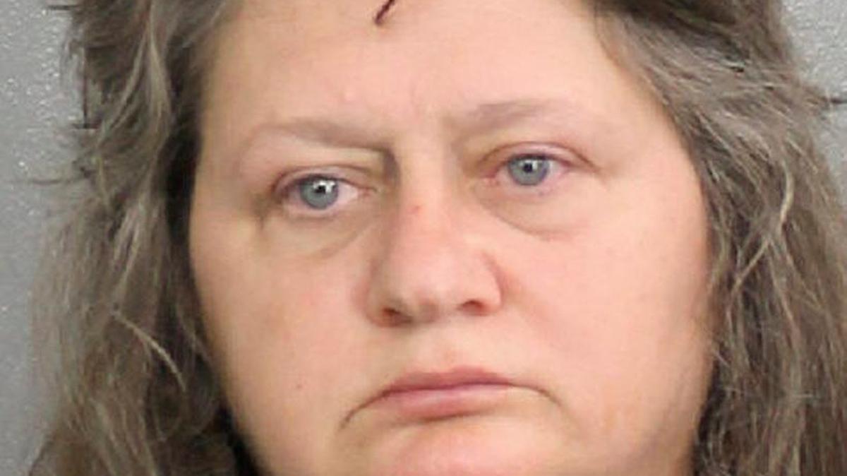 
Tina Belles, 57, is shown in this Broward County Sheriff's Department booking photo.
