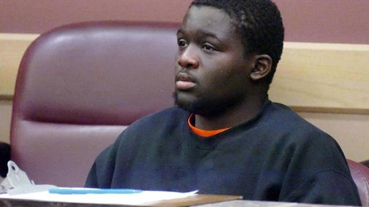 Keishan Ross sits through a hearing before Judge Michael Orlando on Feb.17, 2017, to determine where he will end up next. The intellectually disabled youth is currently being housed at the Broward Regional Juvenile Detention Center, where he isn’t treated for his conditions and where he rages inside his cell.