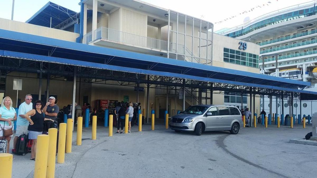 Passengers on Royal Caribbean’s Serenade of the Seas returned to Port Everglades on Friday, Dec. 22, 2017. Some of the cruise passengers were on a bus tour in Mexico that ended with a fatal accident.