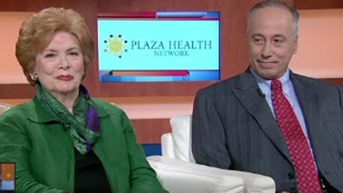 Plaza Health Network President and CEO Elaine Bloom and Chairman Ronald Lowy