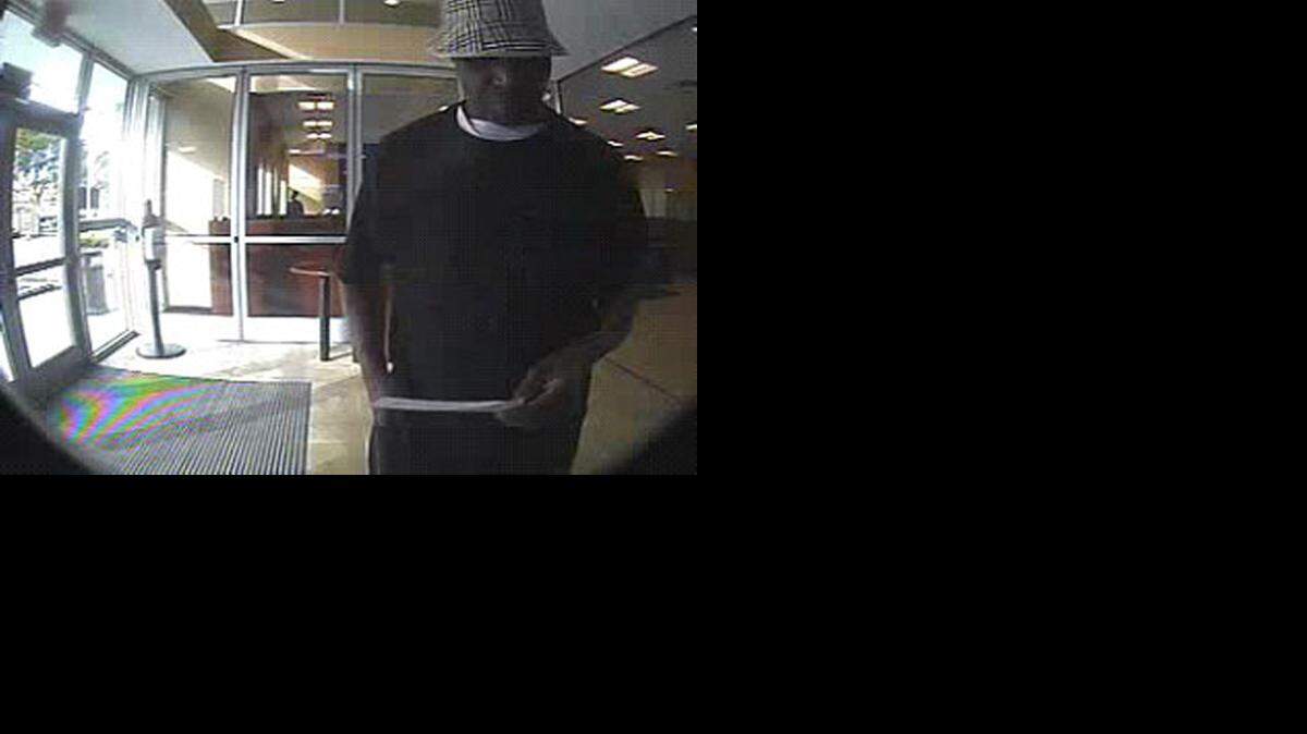 
The FBI released this photo of a suspect in a bank robbery at 10175 Pines Blvd.
