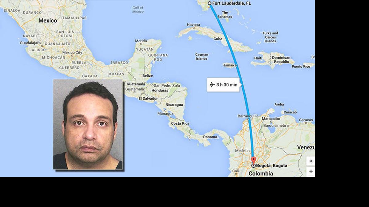 
Dennis De Jesus, 46, of North Lauderdale, pleaded guilty to federal charges he went to Colombia to have sex with underage girls. 
