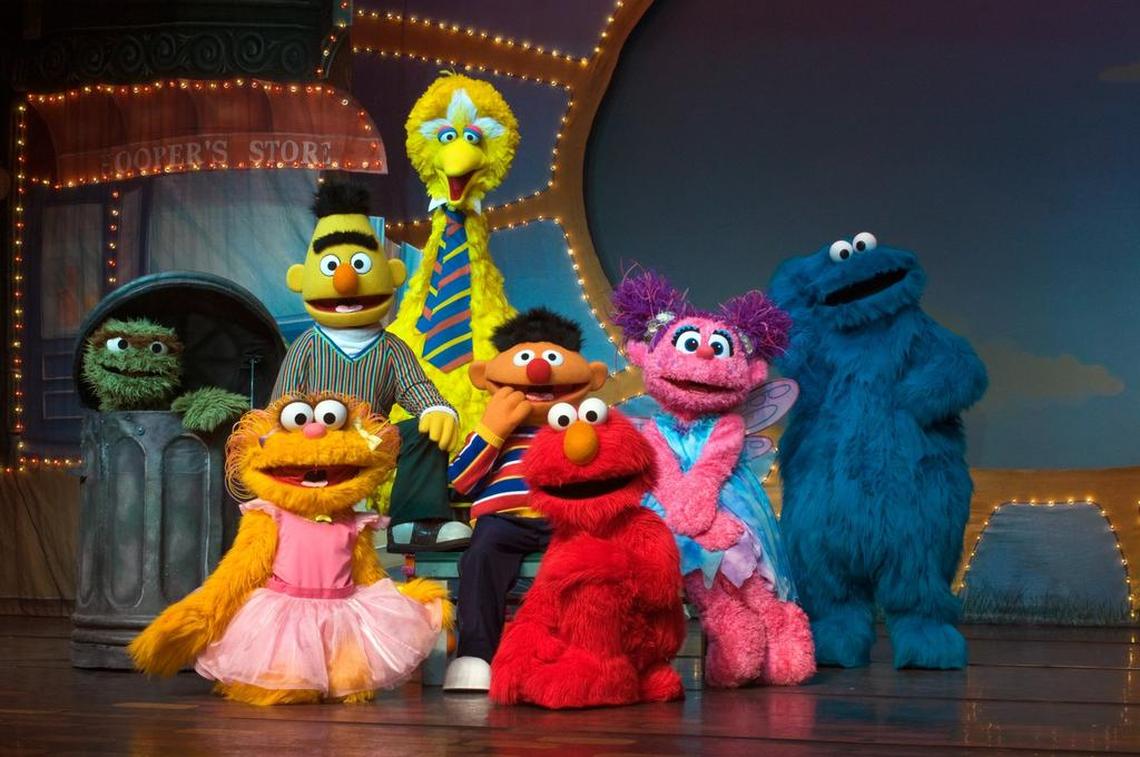 The Sesame Street gang