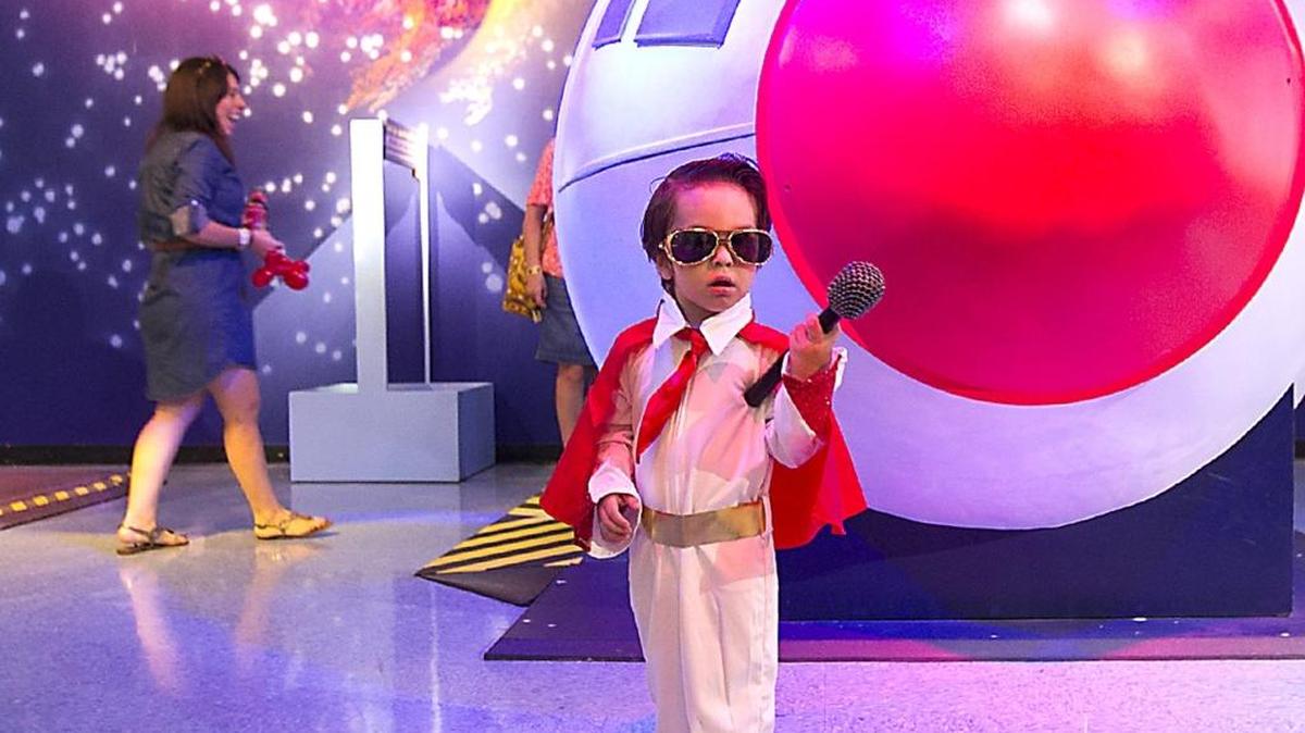 
“Elvis” Federico Ortiz, 2, enjoys himself at the Miami Children’s Museum’s Not So Scary Halloween Bash in 2014. On Sunday, little goblins can dress up and trick-or-treat in a safe, fun environment around the museum’s galleries. Kids can brave the Haunted House, test their knowledge in the Mad Scientist Lab, create crazed crafts and test their rhythmic skills in the Monster Mash/Dance Contest, plus many other activities.
