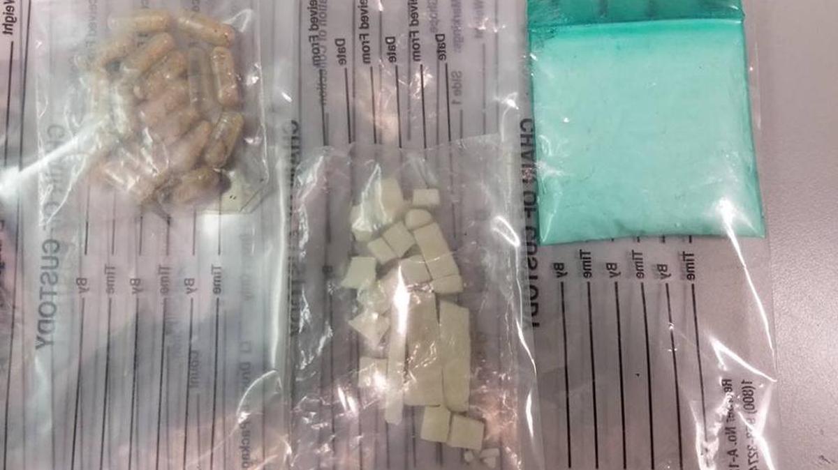 Monroe County Sheriff’s Office released this photo of cocaine and controlled substances after they pulled over Miami man Meshack Rushun Walker on the Overseas Highway on Nov. 24, 2017. Walker was charged with cocaine possession and possession of a controlled substance, police said.