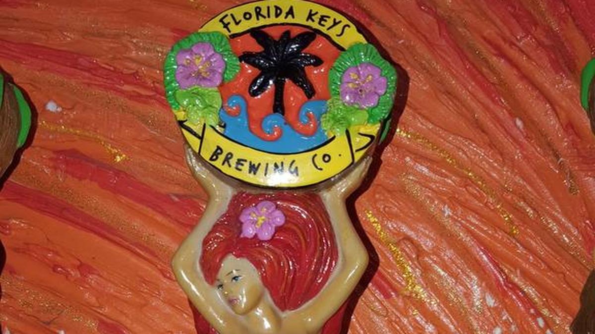 The tap of the Florida Keys Brewing Company’s Hogfish Amber was changed this week to Spear Fish Amber because of legal pressure from a well-known Delaware Brewer.