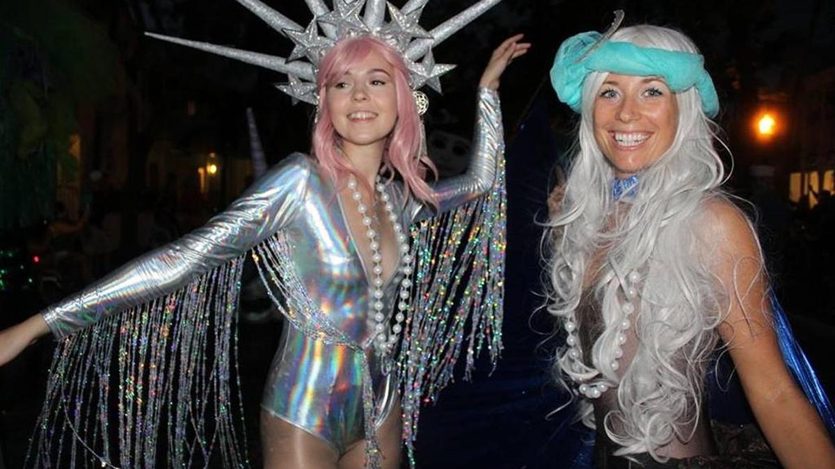 Fantasy Fest brought out the usual assortment of outrageous costumes.