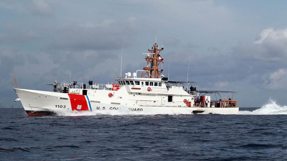 Search and rescue crews are hunting for a 46-year-old Texas man who plunged into the water near Key Largo early Saturday morning.