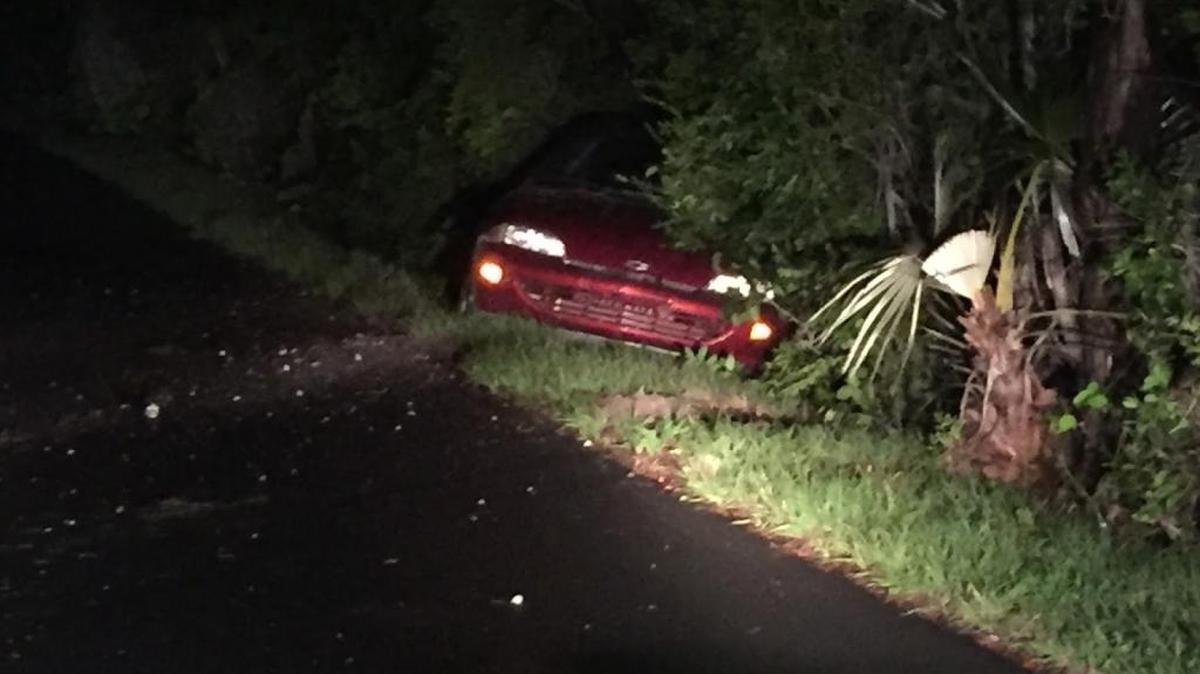 Deputies found the car crashed into the mangroves near Bahia Honda.