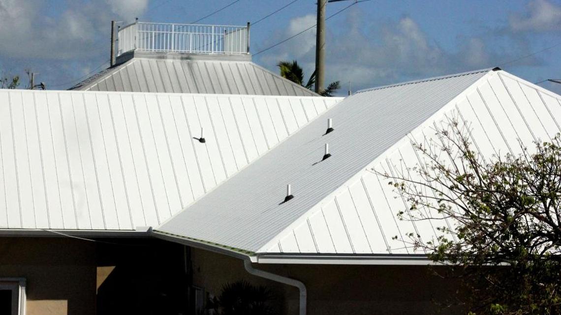 Metal roofing, as seen in Old Tavernier buildings, could be required for new or replacement roofs under a proposed ordinance being considered by the Monroe County Commission.