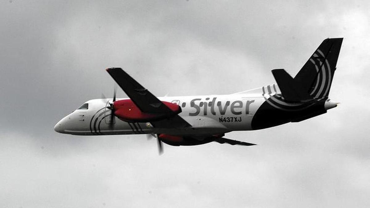 A Silver Airways plane is pictured in this file photo from 2016.