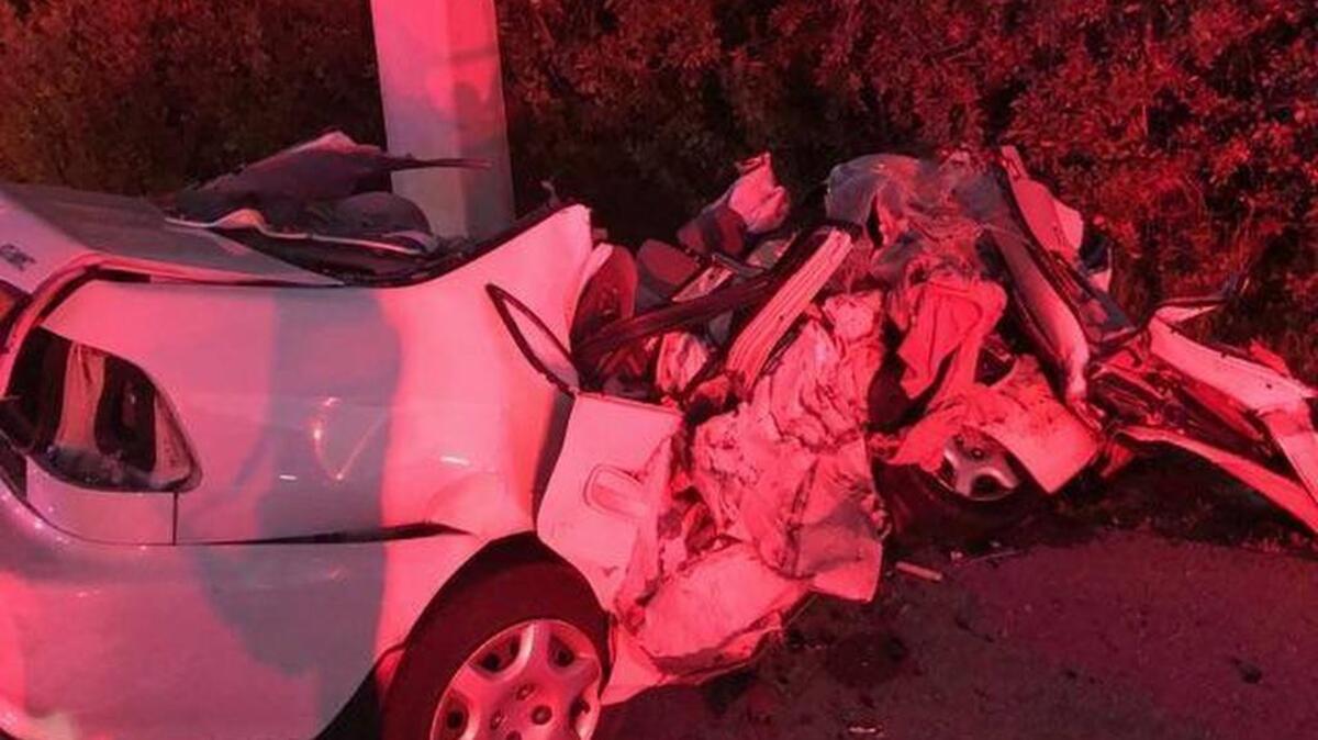 Islamorada Fire-Rescue crews had to cut a Miami woman out of her 1999 Honda Civic that was hit head-on by another car at mile marker 70 Sunday night, March 26.