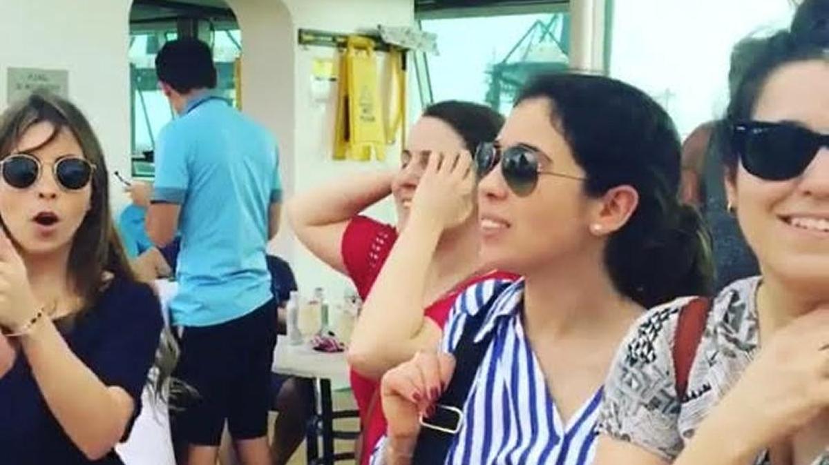 María López-Bermejo, Margarita Cortés, Ana Gaitán and Teresa Sánchez are seen here together on a recent cruise trip. The four friends were visiting South Florida from Spain when they were killed in a car crash in the Florida Keys March 5.