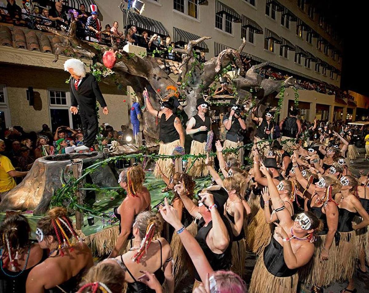 The Lower Keys Fluffers’ 2016 Fantasy Fest float, ‘Weekend at Bernie’s,’ won Best in Creativity at the parade.