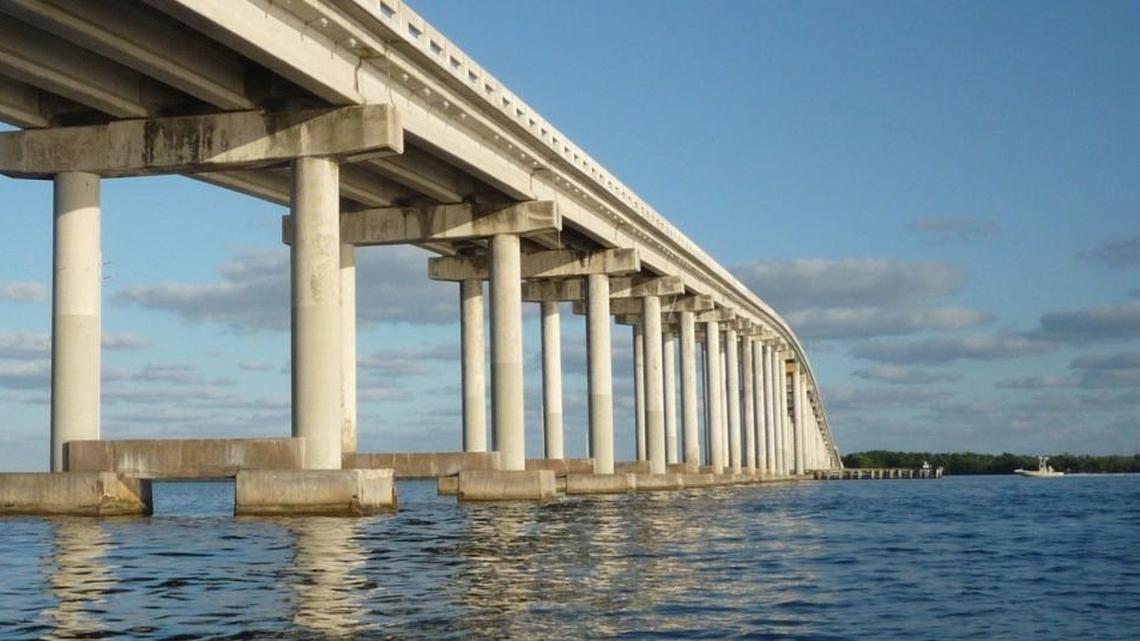 The Card Sound Road bridge