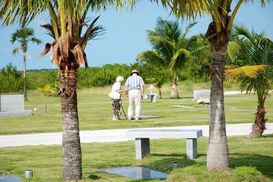 Another cemetery, Southern Keys Cemetery on Big Coppitt Key, shown in a photo taken long before Hurricane Irma hit, reported flooding on the grounds but no damage or displaced caskets.