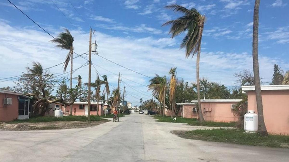 This is a bare street at Ocean Isles Fishing Village in Marathon.