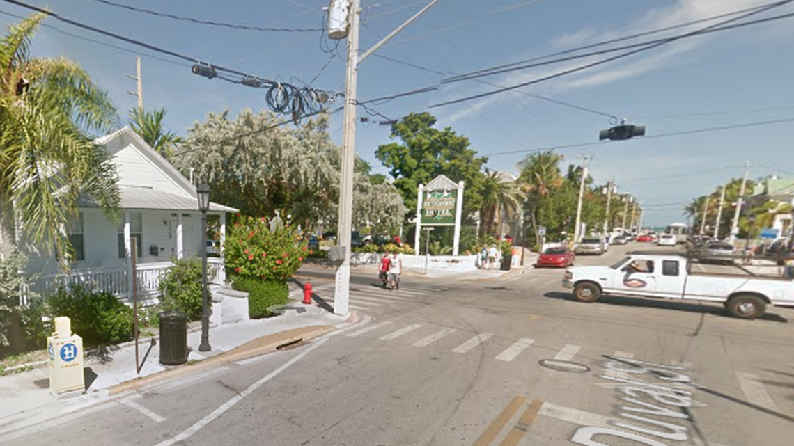 Police said a gay-bashing incident took place in the 1200 block of Duval St. early Feb. 23 when a moped driver intentionally struck a bicyclist.