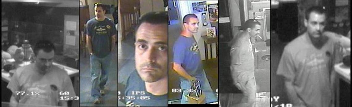 Richard Steven Johnson was captured on security video at the museum the day the gold bar was stolen.