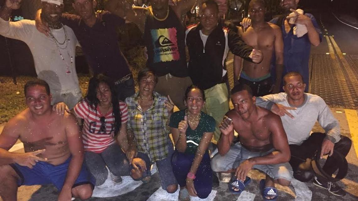 A group of 13 Cuban migrants arrived in Big Pine Key at around 4 a.m. Tuesday. They were all in good health.