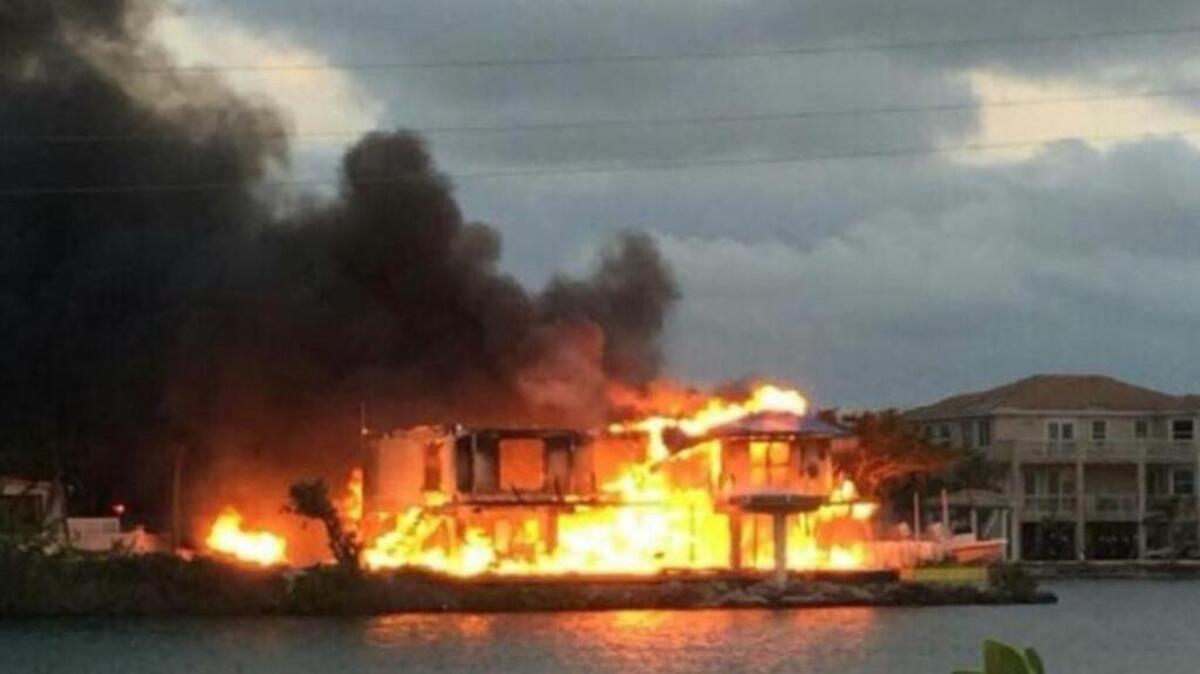 A home on Rockland Key burned down March 12.