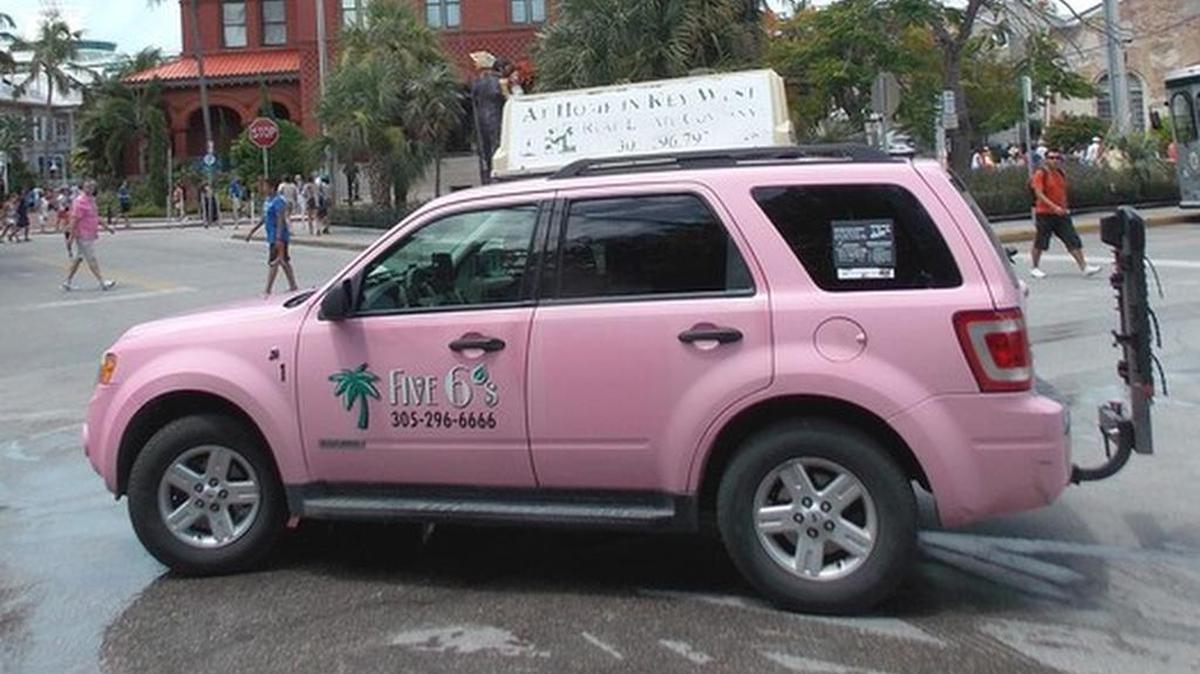 In Key West, taxis are more expensive than in New York City, locals say.