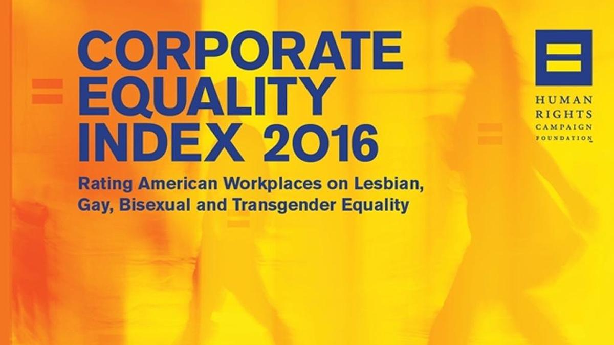 HRC’s Corporate Equality Index 2016.