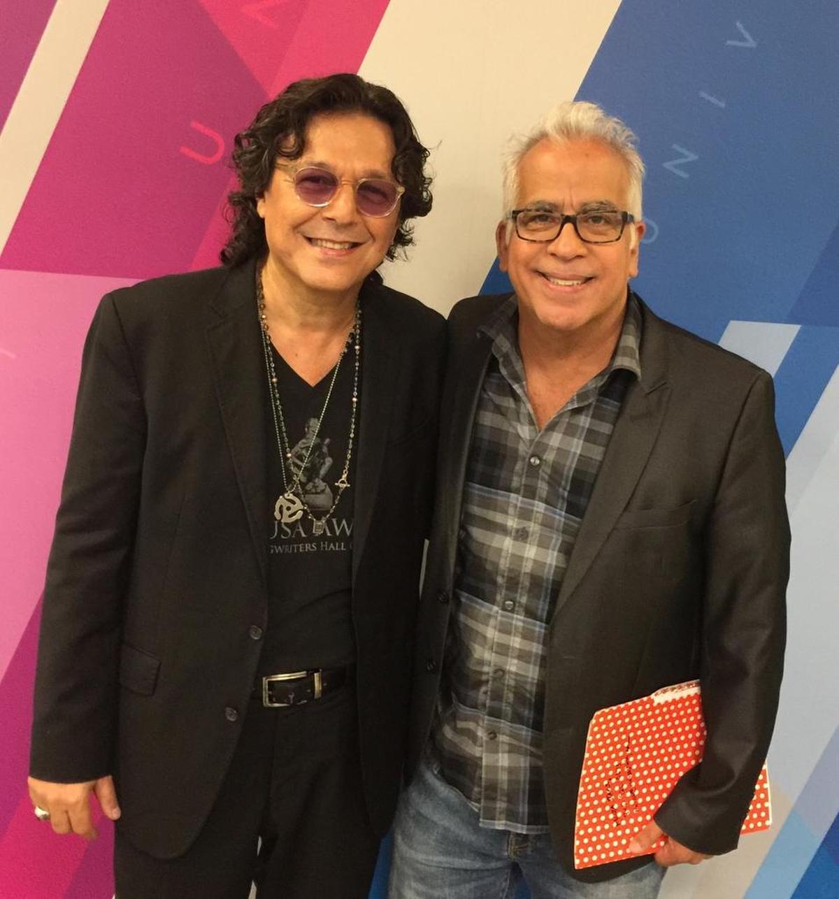 Songwriter-producer Rudy Perez and Richard Jay-Alexander, who recently worked together again at the annual Latin Songwriters Hall of Fame in Miami.