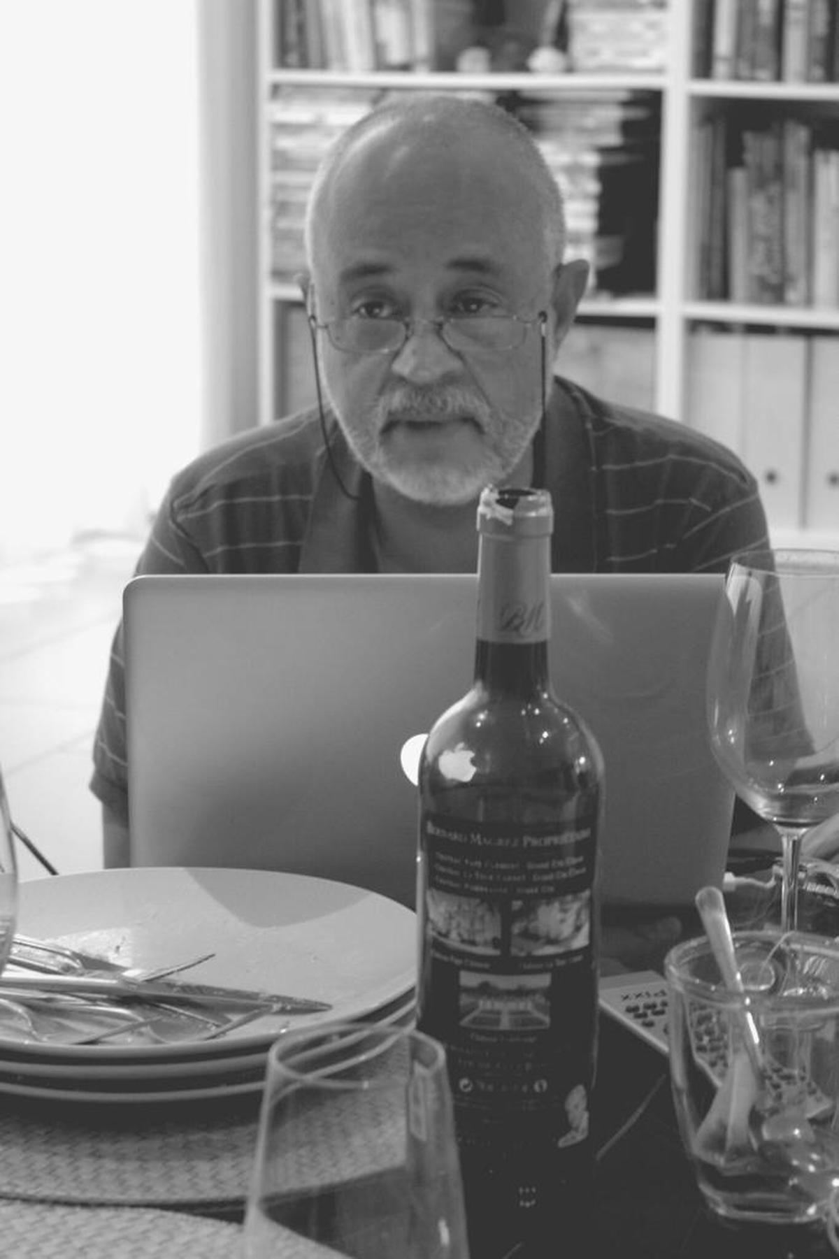 Ella Marques working at home before her transition. This photo is also in her memoir, ‘I was born a boy, from Venus: It's time to be yourself.’