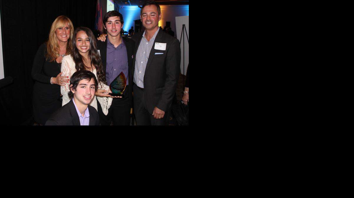 
Jazz Jennings with her family Sunday at Equality Florida’s annual Broward Gala.
