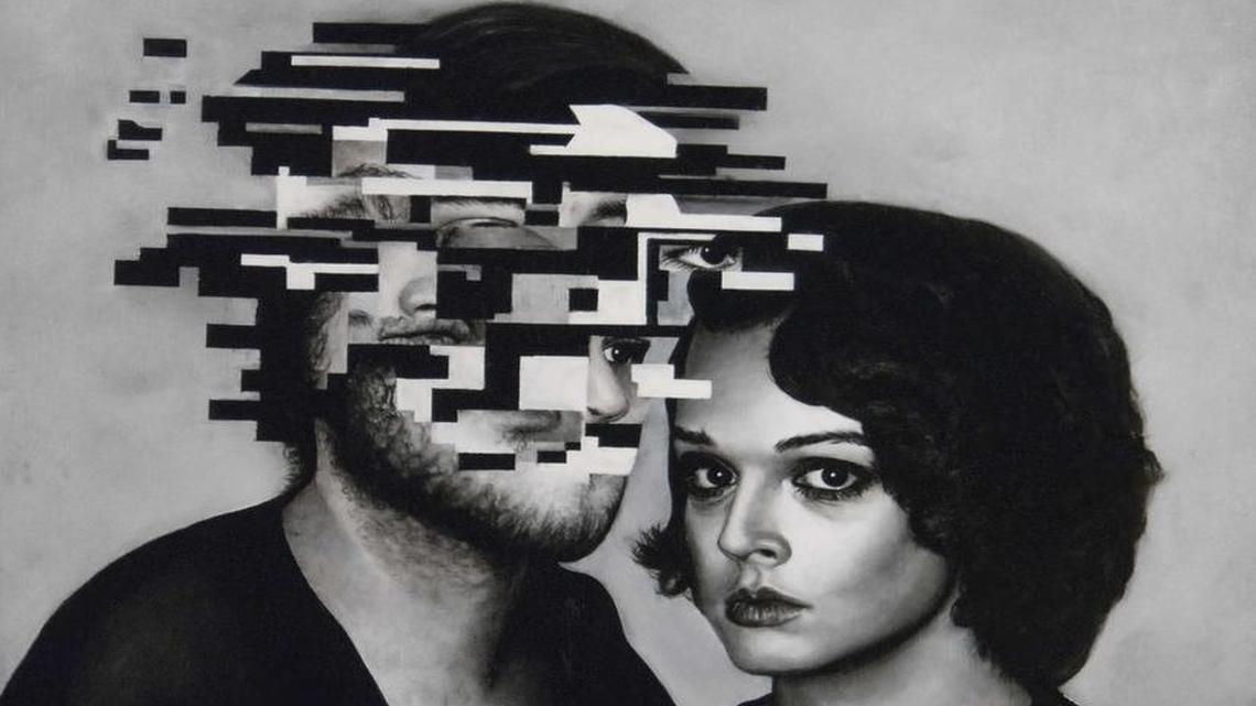 
‘Self-Portrait’ a painting by transgender artist Kate Weakley, is on display at the LGBT Visitor Center in Miami Beach.
