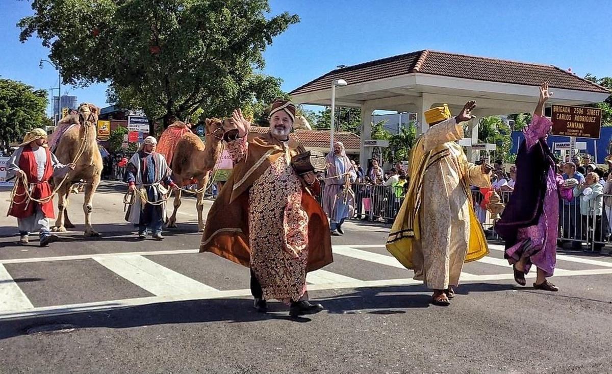The Three Kings Parade on Southwest Eight Street in Little Havana on Sunday, Jan. 8, 2016.