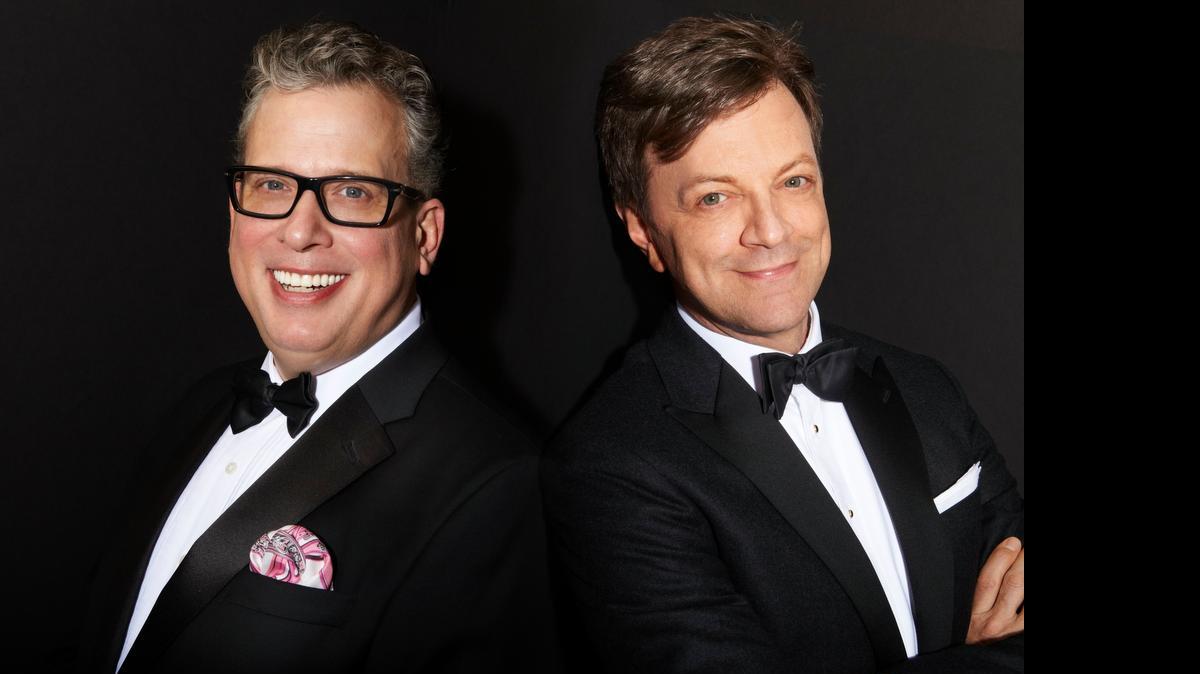 
Billy Stritch and Jim Caruso, stars of ‘Cast Party,’ to be performed May 28 at The Cabaret South Beach.
