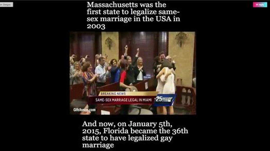 
A framegrab from a Zeega by social studies student Emily Richards, a 10th grader at U-32 High School in Vermont.
