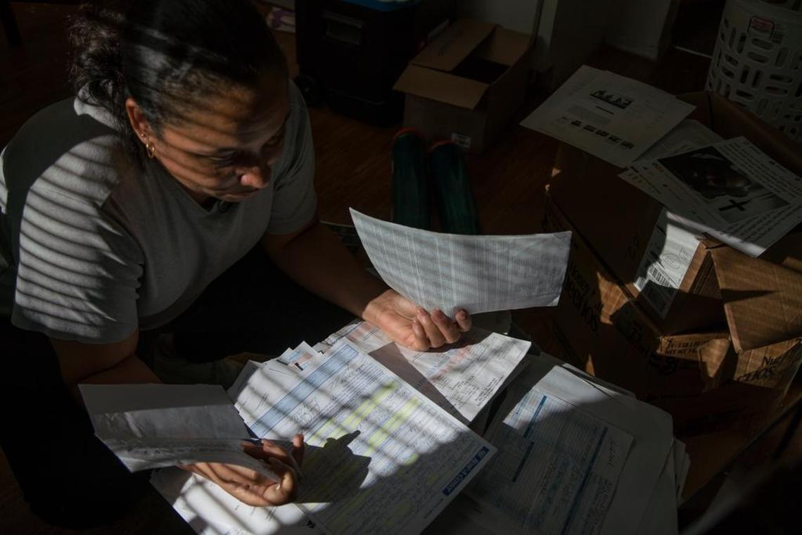 Emily Addison goes through documents that were used as evidence that she and Pulse victim Deonka Drayton were living as a typical family.