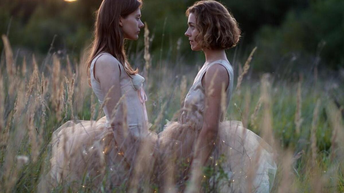 Aiste Dirziute and Julija Steponaityte in ‘Summer of Sangaile.’