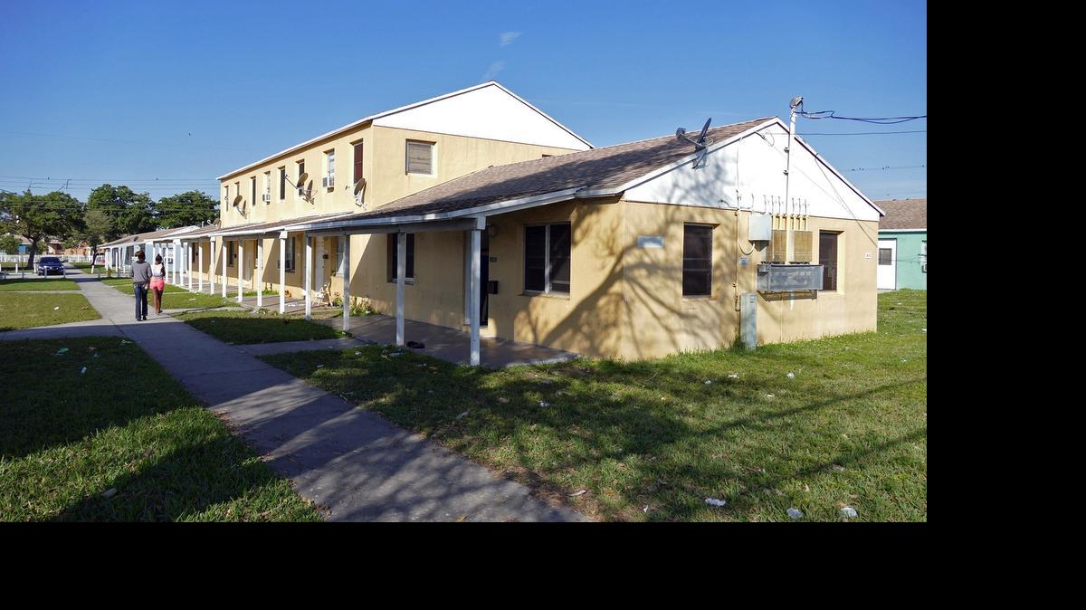 
Rows of Liberty Square housing would be razed and redeveloped under a county proposal.
