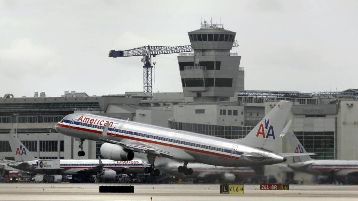 Miami International Airport, pictured here in 2013, was recently ranked first for transit options among the nation’s busiest airports.