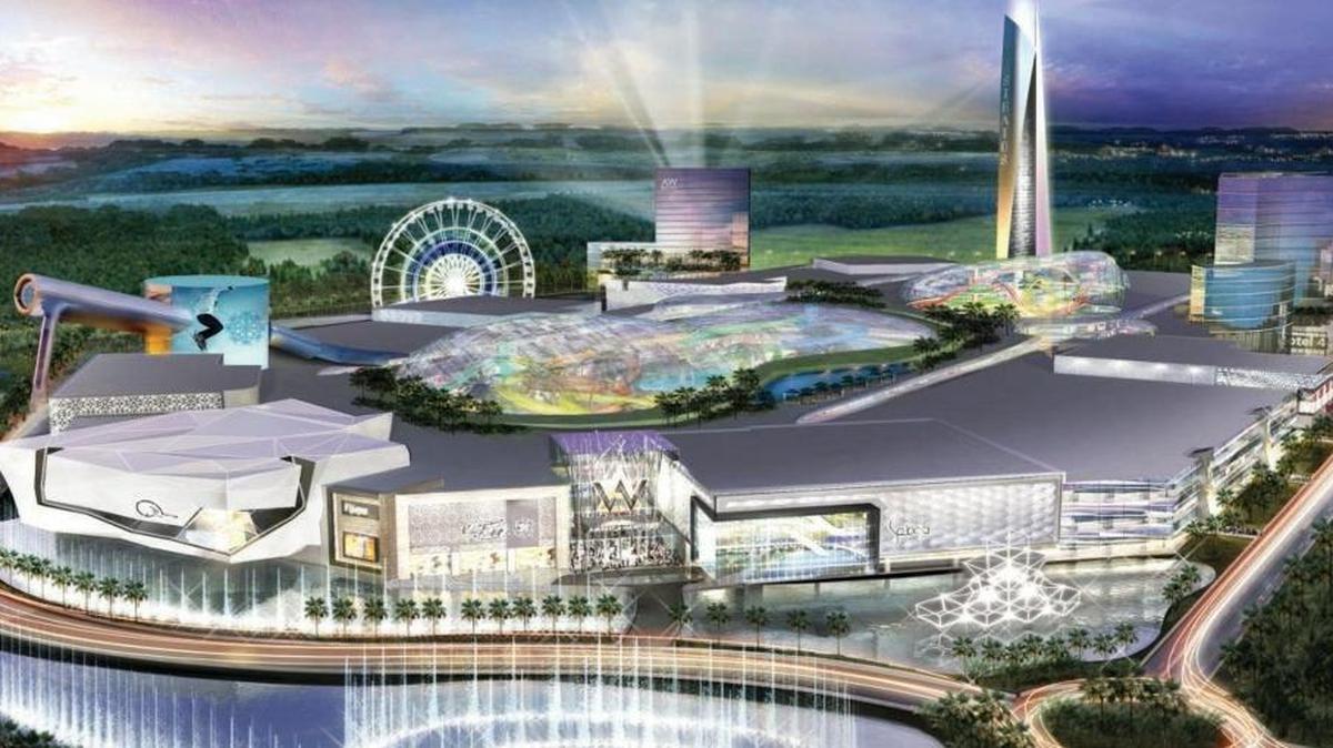An artist’s rendering of the proposed American Dream Miami in Northwest Miami-Dade, as proposed by developer Triple Five.