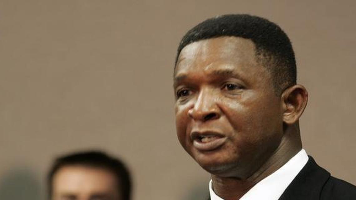 
Miami-Dade Police director Robert Parker speaks at press conference on July 17, 2008
