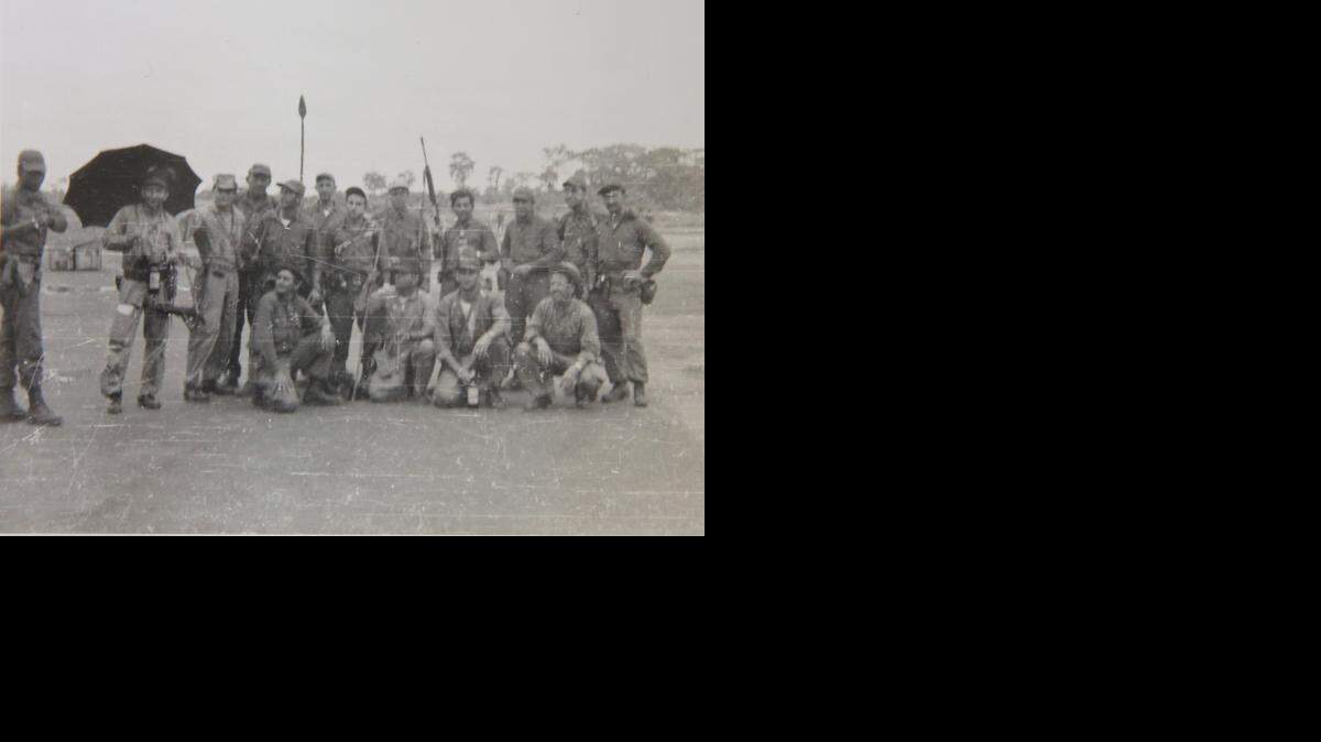 
A group photo of Cuban CIA paramilitaries, who were part of a mission that rescued two dozen American and European hostages during fighting in the Belgian Congo 50 years ago.
