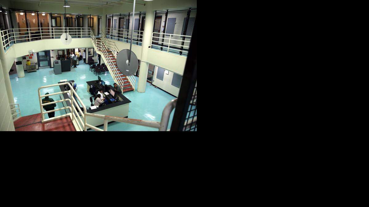 
The newly renovated floor for mentally ill inmates at Miami-Dade 's TGK facility on Thursday, Jan. 15, 2015.
