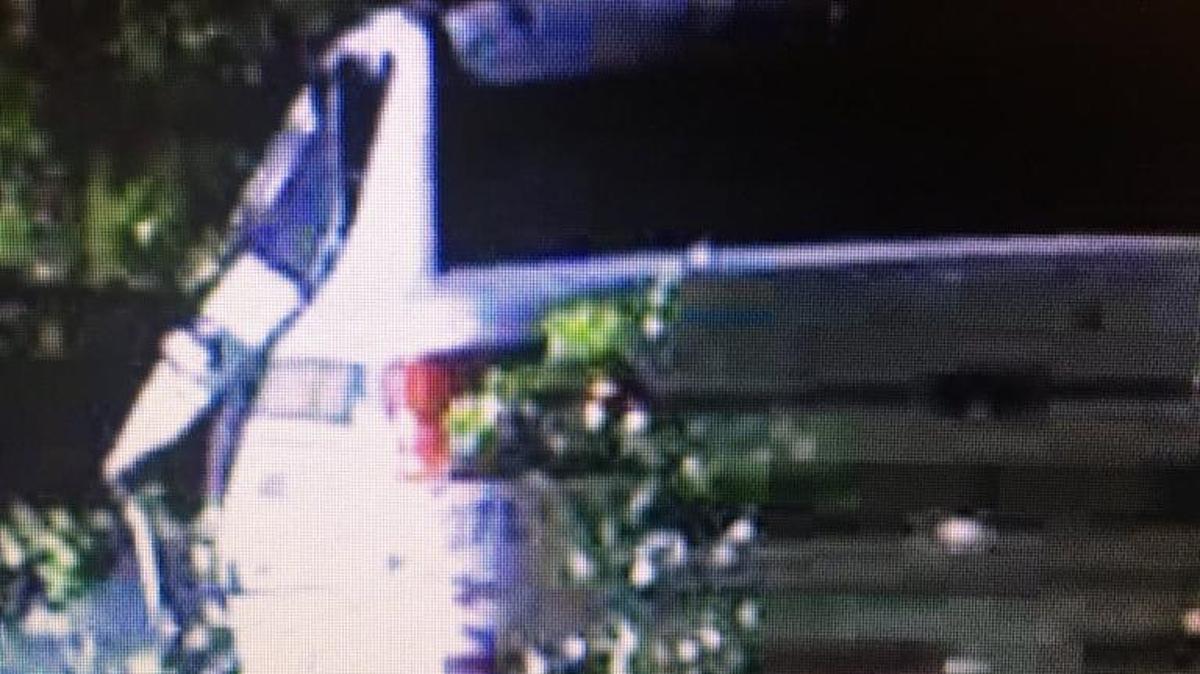 A Miami-Dade police officer was seriously injured in a crash early Monday, according to early reports. The cruiser ended up in bushes.