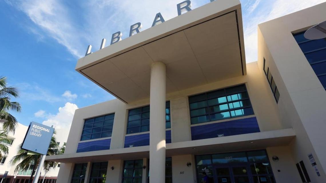 Miami Beach Branch Library on Friday, Aug. 11, 2017.