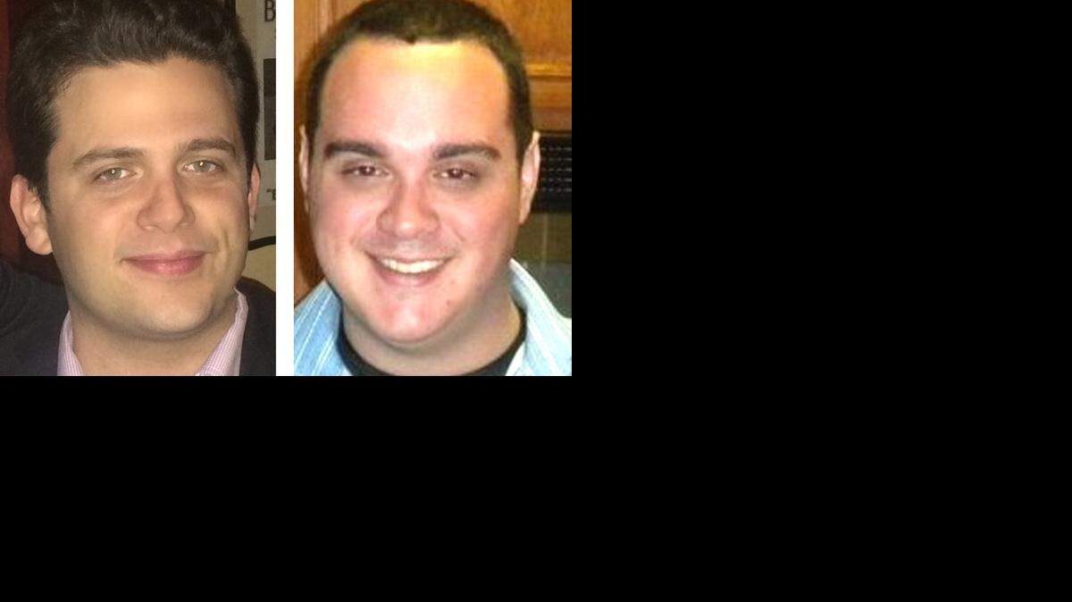 
Giancarlo Sopo, left, and John Estes, right, worked on Rep. Joe Garcia’s 2012 campaign and were caught up in an unlawful absentee-ballot request scheme.

