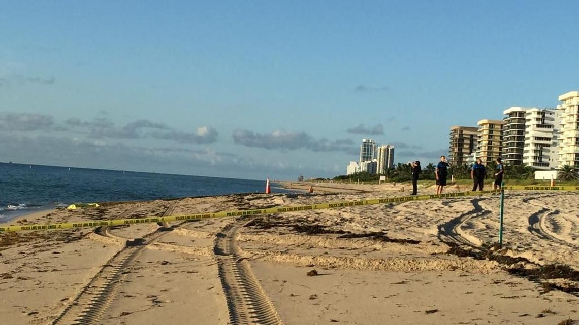 Police are investigating after a body was found on a Surfside beach.