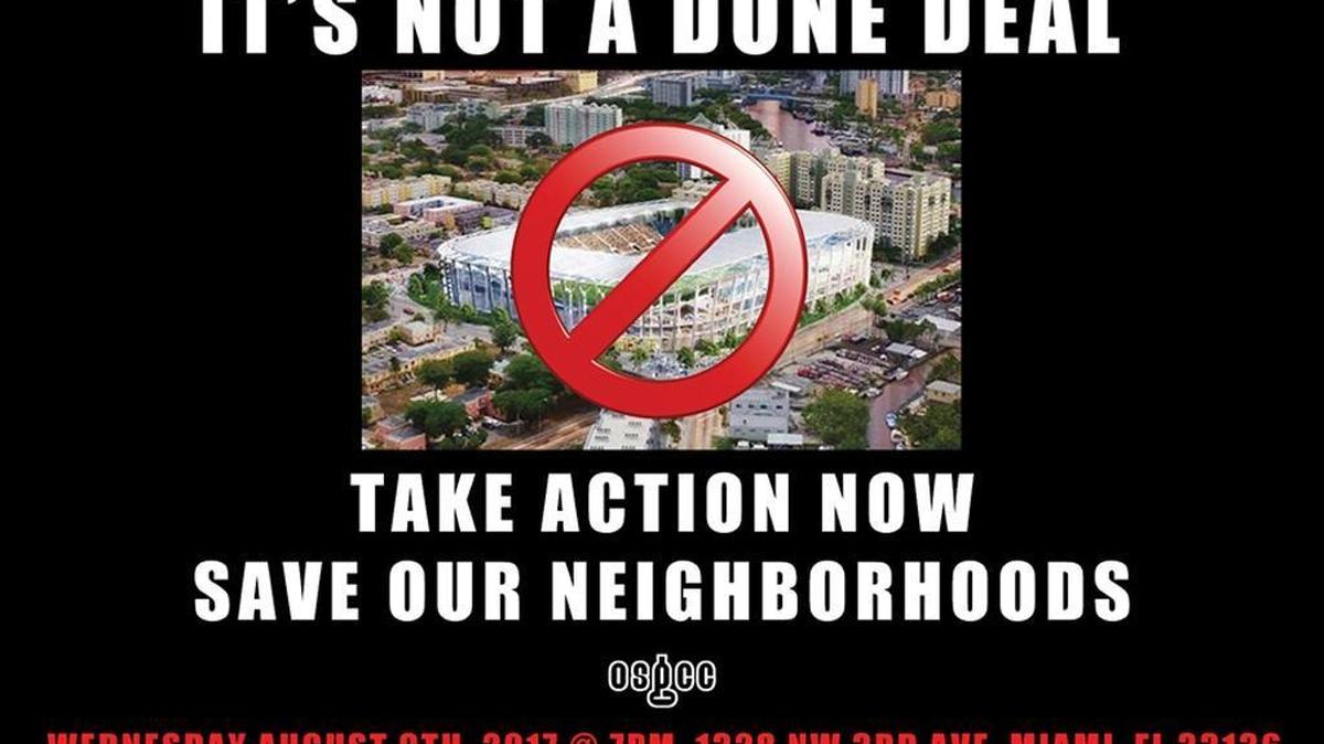The Overtown Spring Garden Community Collective is fighting Beckham’s proposed soccer stadium.