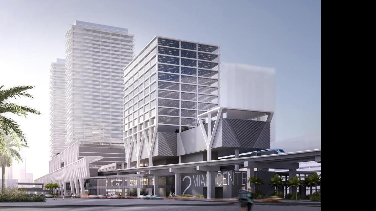 
Rendering of the Miami Central Station for the All Aboard Florida Miami-Orlando passenger train.
