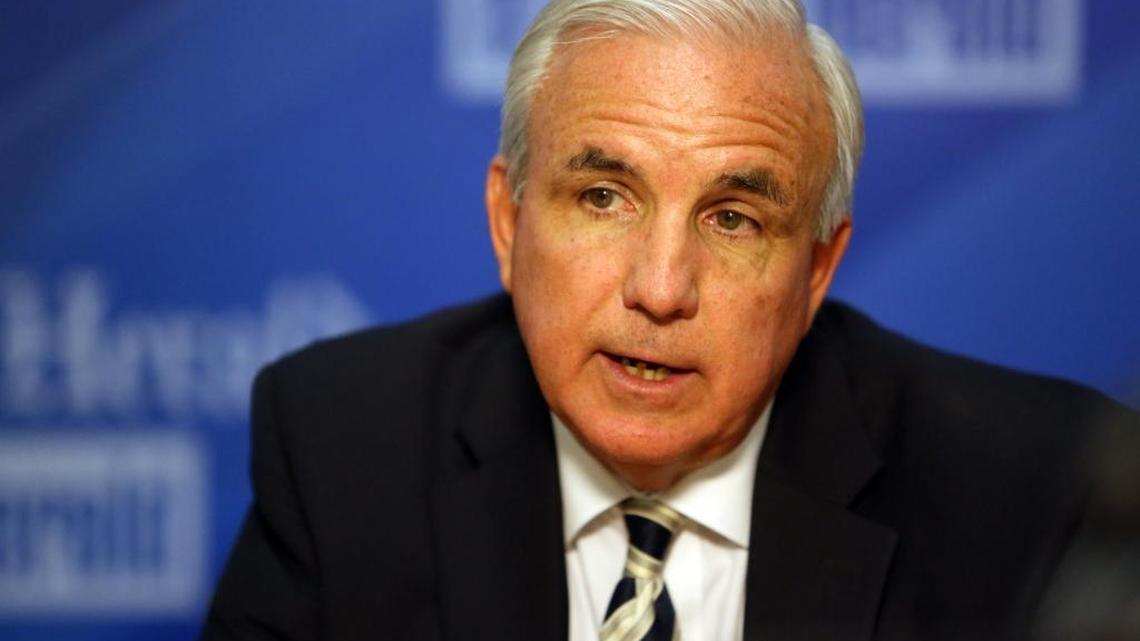 Miami-Dade County Mayor Carlos Gimenez spoke to the Miami Herald Editorial Board on Aug. 10, 2016.